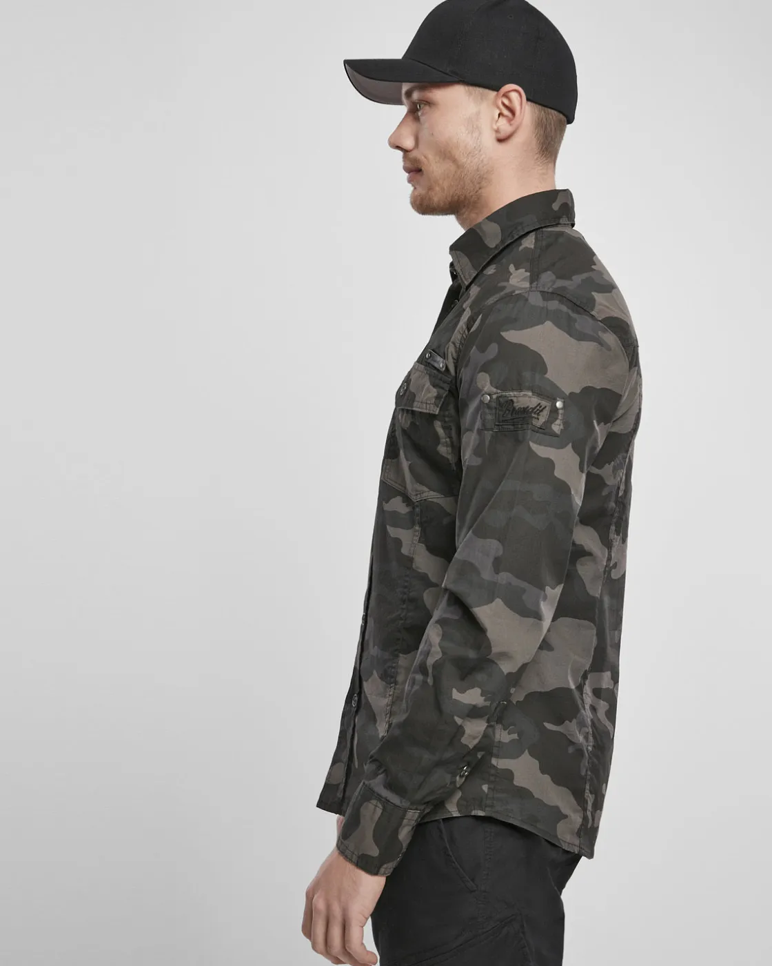 Clearance Slim worker kauluspaita - Tumma Kauluspaidat