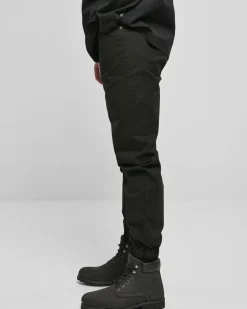 Hot Twill housut - Musta Housut