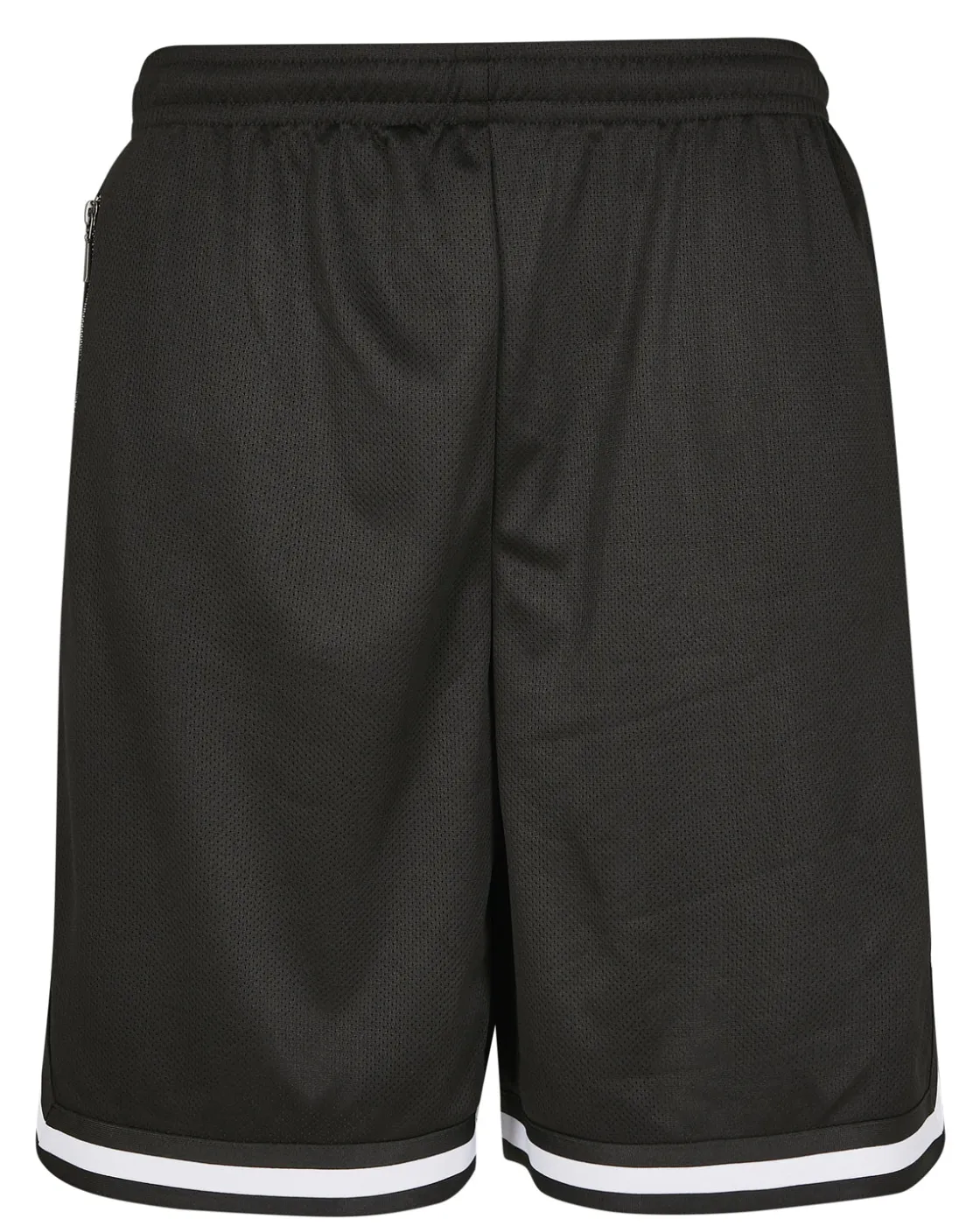Online Stripe mesh shortsit - Musta/Valkoinen Shortsit