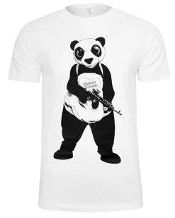 Clearance Suicide Squad Panda t-paita - Valkoinen T-Paidat