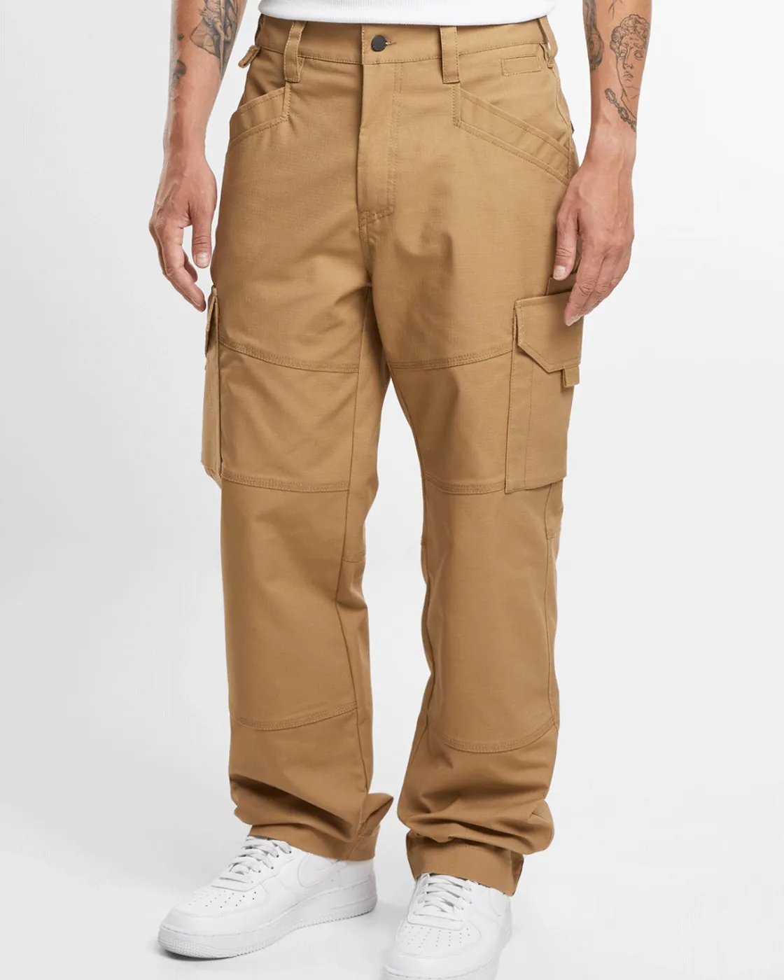 New Tactical Ripstop reisitaskuhousut - Kameli Housut