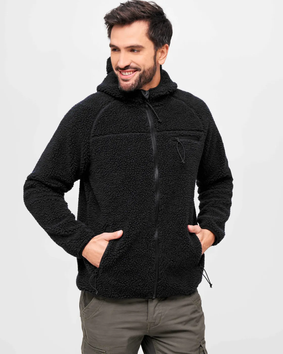 Clearance Teddyfleece Worker takki - Hupparit & Colleget|Takit