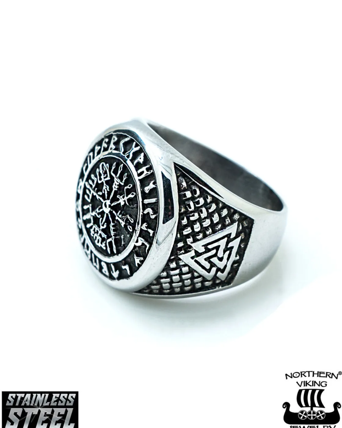 Sale Vegvisir sormus - Teräs Korut