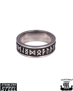 Hot Viking Rune sormus - Teräs Korut